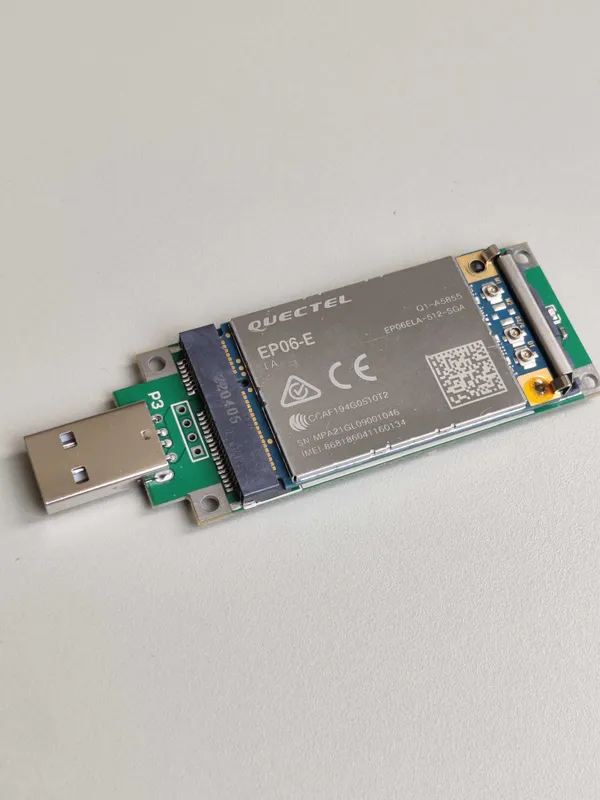 Модем QUECTEL EP06-E LTE miniPCIE + usb adapter адаптер 1 Модем QUECTEL EP06-E LTE miniPCIE + usb adapter адаптер 1