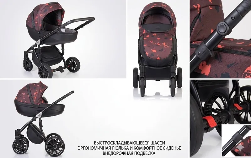 Коляска 2 в 1 Anex Sport анекс — комфорт и стиль — фото 1