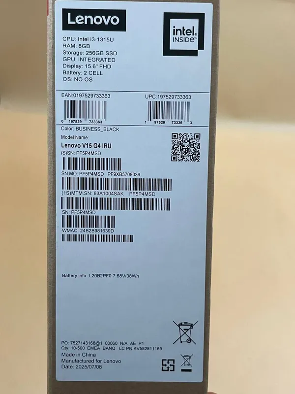 Lenovo V15 G4 IRU — фото 1
