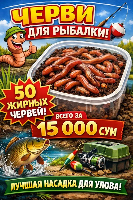 Черви для рыбалки