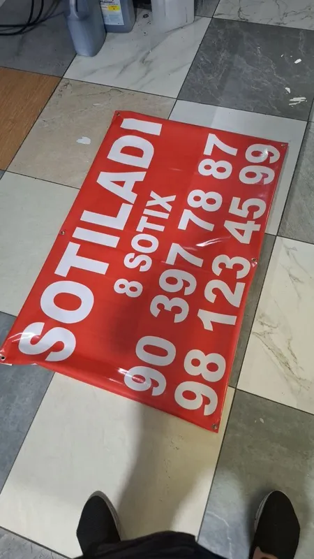 Reklama Baner. 1 soatda tayyor . Arzon va Sifatli !!! 5