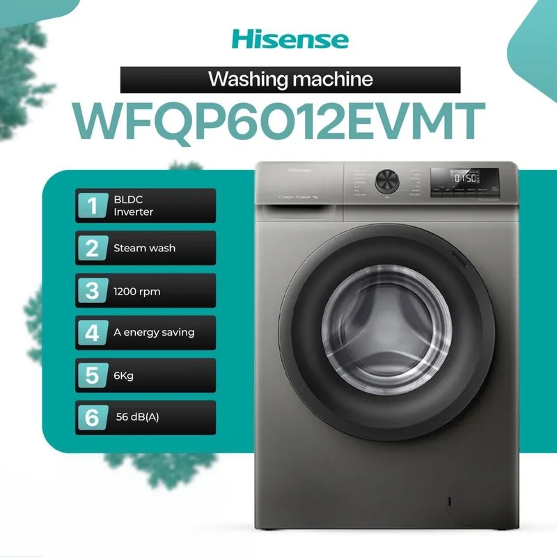 Стиральная машина Hisense 6 кг WFQP6012EVMT