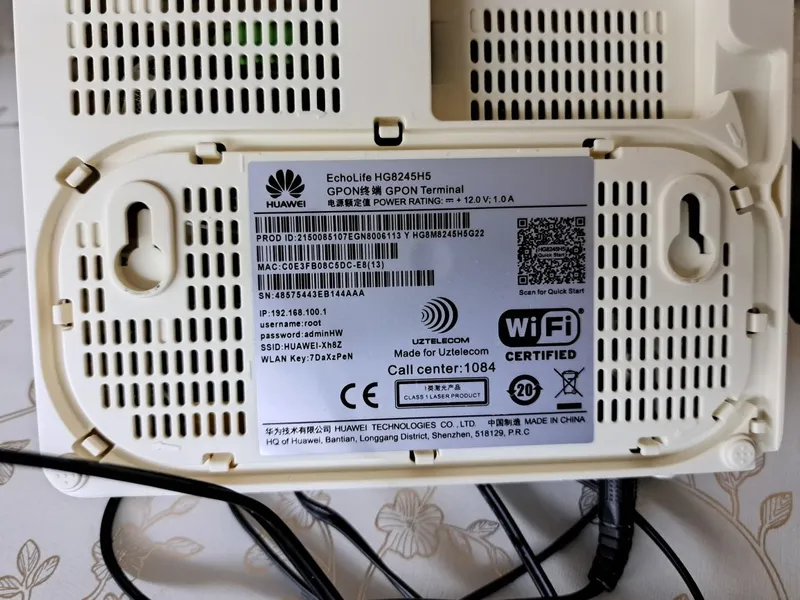 Gpon WiFi Huawei 2