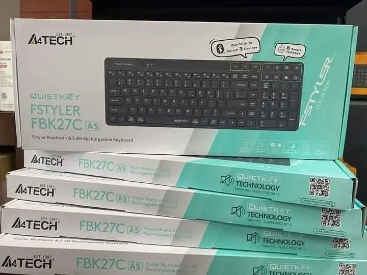 Русская Раскладка! A4tech fbk27c Беспроводная Клавиатура СКИДКА — фото 1