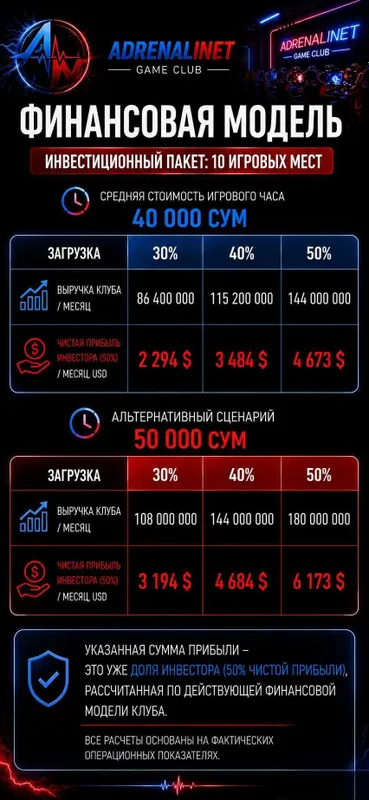 Инвестиции в действующий компьютерный клуб. 3 Инвестиции в действующий компьютерный клуб. 3