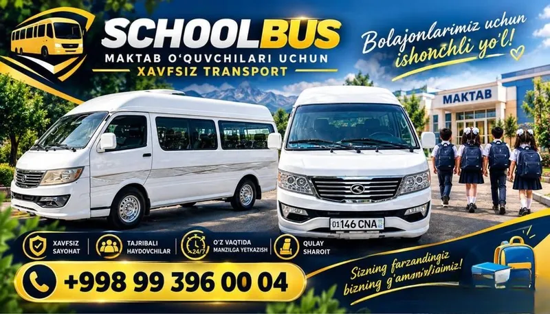 Maktab uchun microavtobus 4 Maktab uchun microavtobus 4