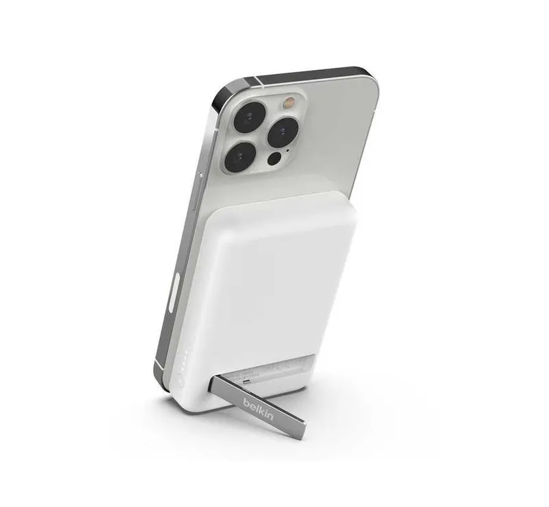( Повербанк BELKIN 5K Qi2 MagSafe Powerbank with Kickstand