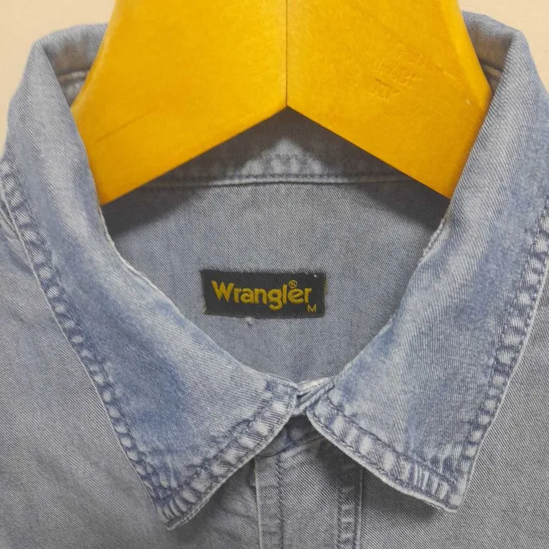 VTG Wrangler Long Sleeve Chambray Shirt/50-52/Винтажная Рубашка Шамбре