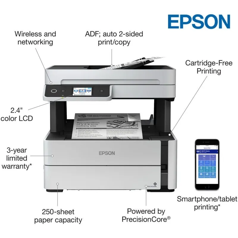 Epson M3170 МФУ струйное Epson EcoTank M3170 Tehnodom.uz — фото 3
