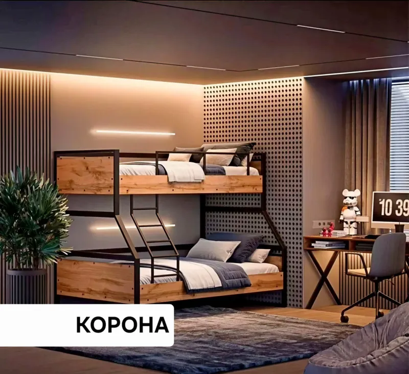 Двухъярусная кровать КОРОНА — подходит для взрослых и детей 1 Двухъярусная кровать КОРОНА — подходит для взрослых и детей 1