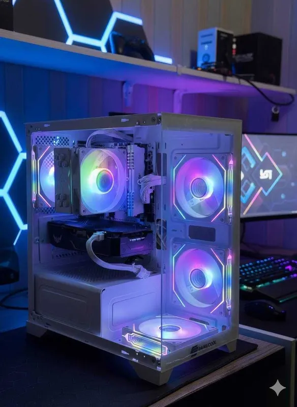 БЕЛАЯ игровая сборка i5-12400F / GTX 1660 / DDR4 16GB / NVME 512gb