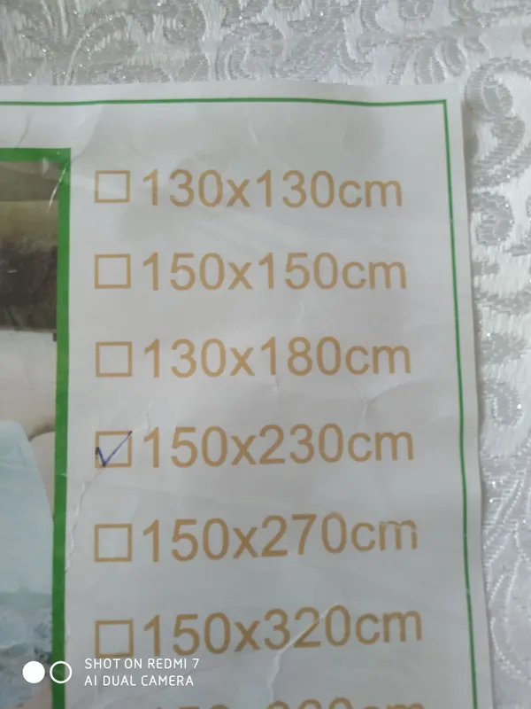 Дастурхон Янги 2-та. 1,35/1,80. 1,50/2,30. Туркия. — фото 5 Дастурхон Янги 2-та. 1,35/1,80. 1,50/2,30. Туркия. — фото 5
