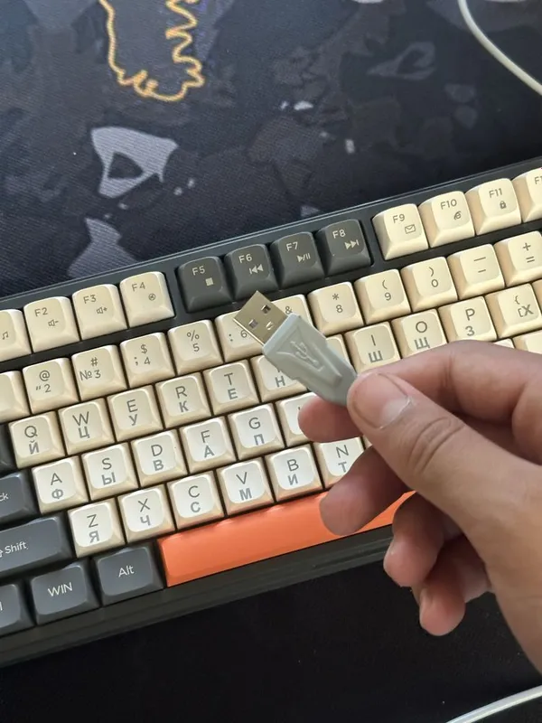 XUNFOX K81 80 ta klavishli klaviatura RGB podsvetkali 6