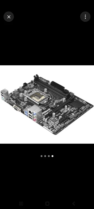 ECS H81 DDR3 plata 1150. — фото 1