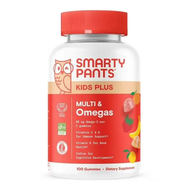 Детские Витамины+ Омега от 4 лет SmartyPants Kids Multi & Omegas США