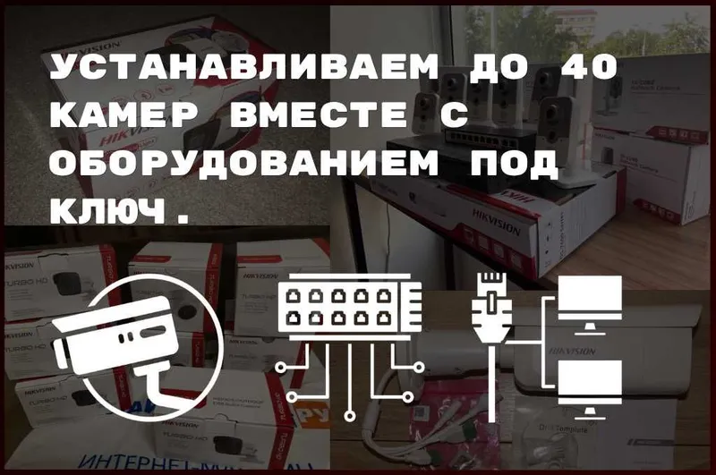 Установка камер наблюдения под ключ 2
