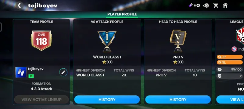 FC mobile acaunt — фото 1