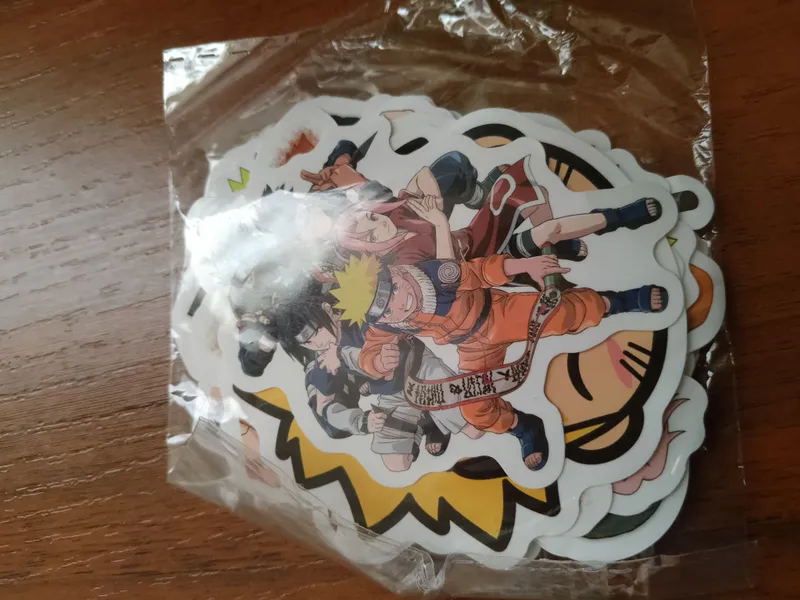 «Продажа эксклюзивных аниме-наклеек: Naruto и др