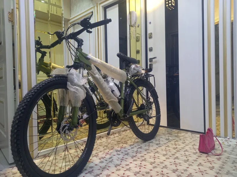Велосипед MTB новый 29 с багажником.
