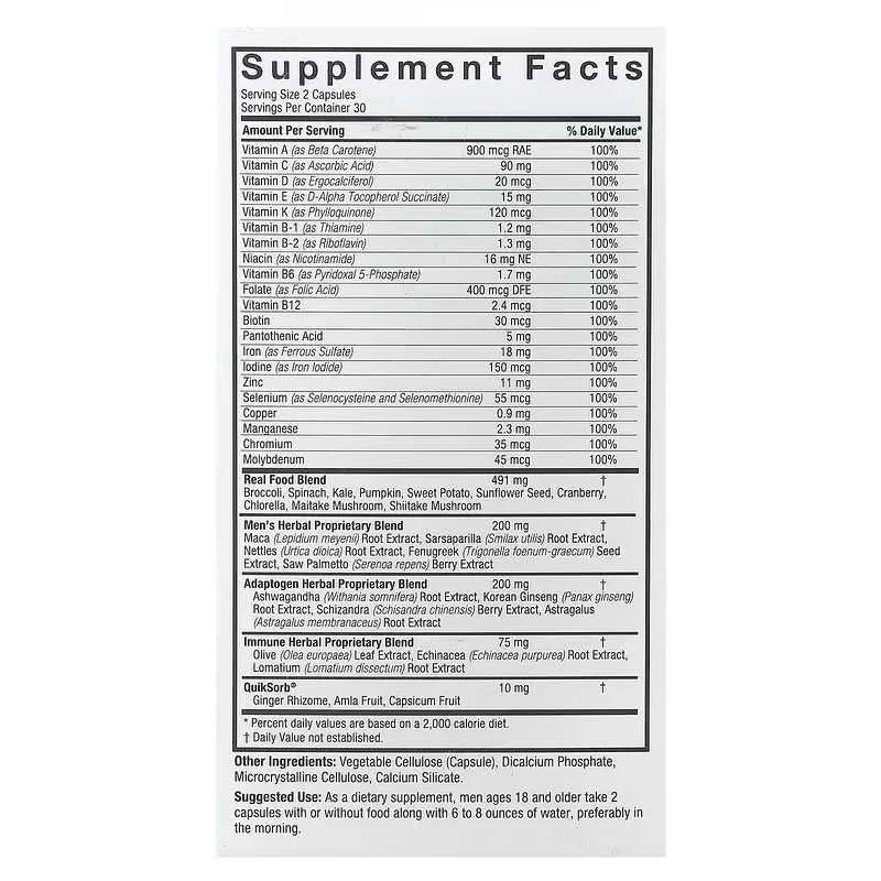 Nature's Natures Answer мультивитамины Multivitamin Women's Men's 100 6