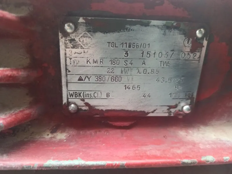 Elektr mator 22 KVT, 1500 abarot daqiqasiga, Germanskiy 6 million som