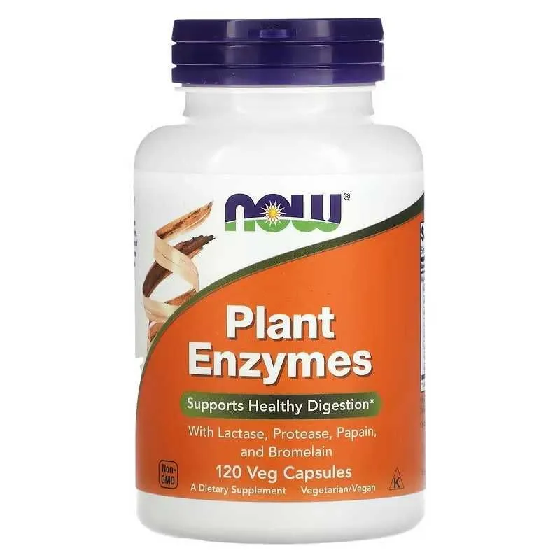 NOW Foods Plant Enzymes растительные ферменты — фото 1 NOW Foods Plant Enzymes растительные ферменты — фото 1