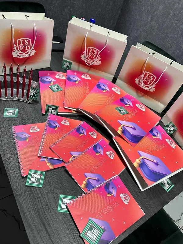 tadbirlar uchun printli sovg'alar ruchka,blaknot,paket — фото 5