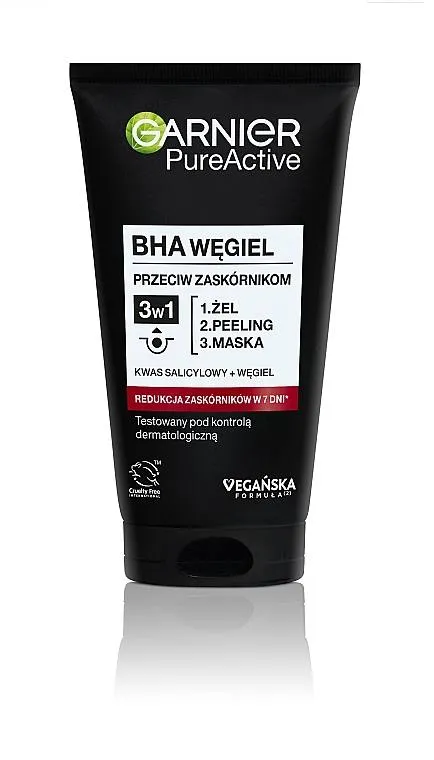 Гель, скраб и маска для лица Garnier Skin Naturals 3-в-1
