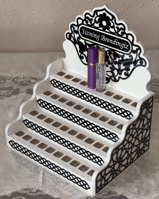 Parfum uchun MDF materialidan shkatulka atir podstavka organayzer 2 — фото 1