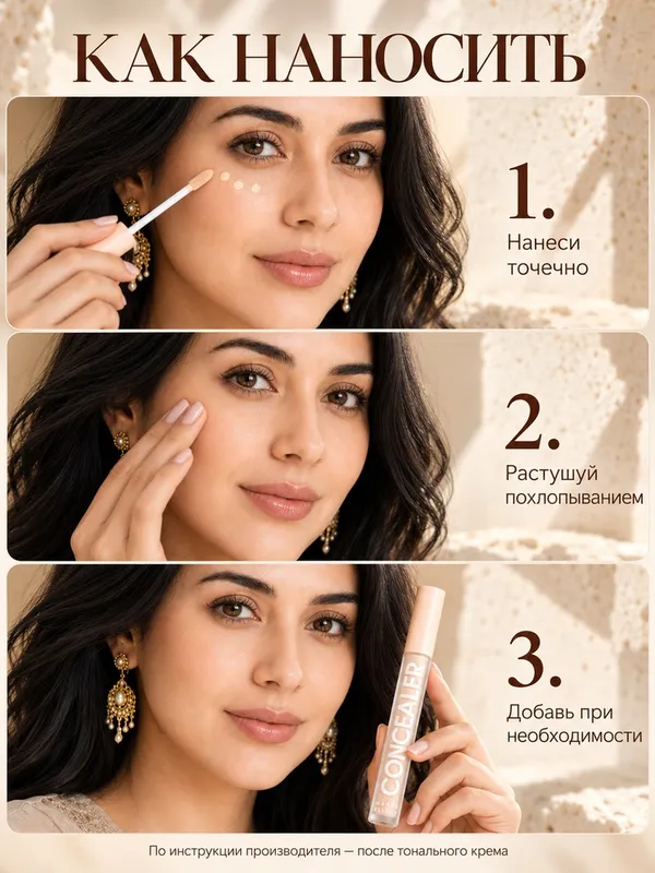Консилер CONCEALER для лица и вокруг глаз 5