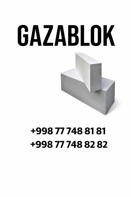 Газоблок,Газаблок,Gazoblok,Gazablok ишлаб чиқарувчидан ортом ташкент