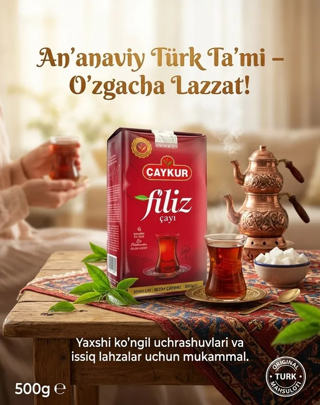 ÇAYKUR Filiz Çayı — An'anaviy Türk Ta'mi