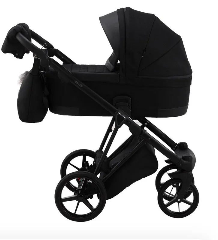 Коляска 2 в 1 Adamex Gallo GA-12 Black Diamond — фото 2