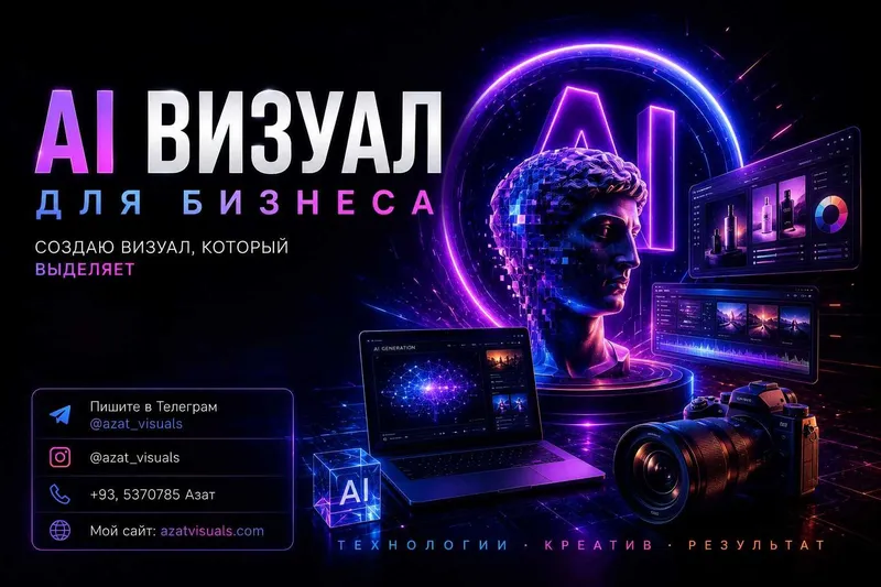 AI Видео / Нейросети для Бизнеса. (Фотограф, Видеограф)
