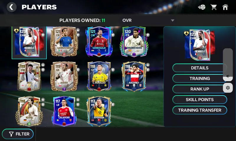 Продаётся аккаунт Fifa mobile 120 OVR Продаётся аккаунт Fifa mobile 120 OVR