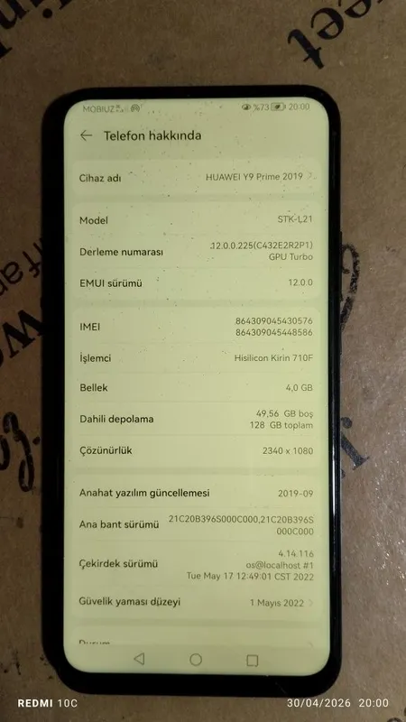 Huawei Y9 prime 2019.
