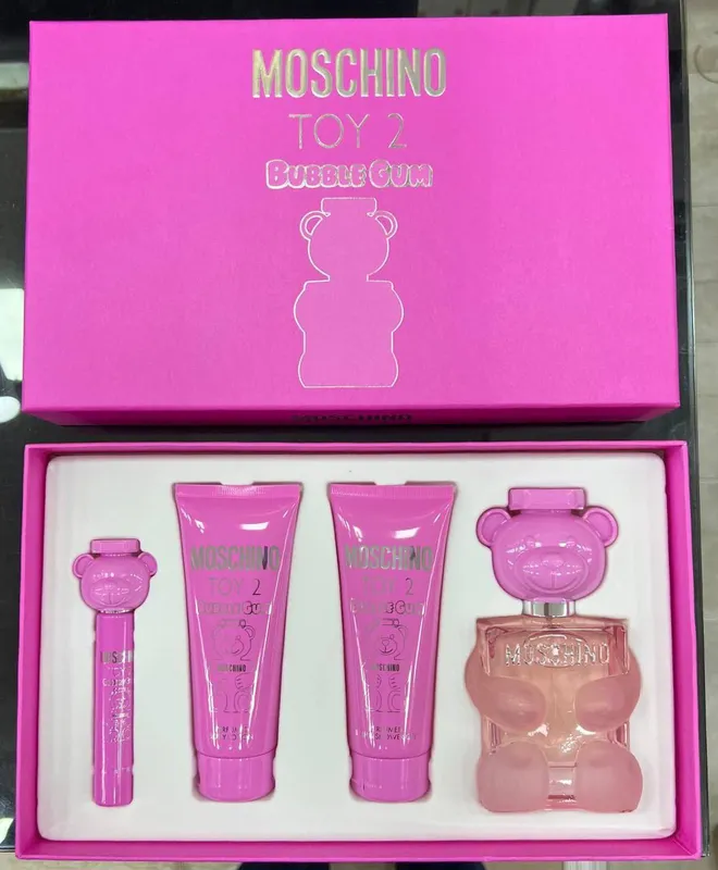 MOSCHINO TOY BUBBLE GUM 4/1 SET