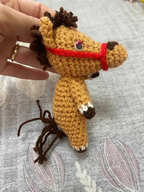 Лошадь Вязаная игрушка — фото 3