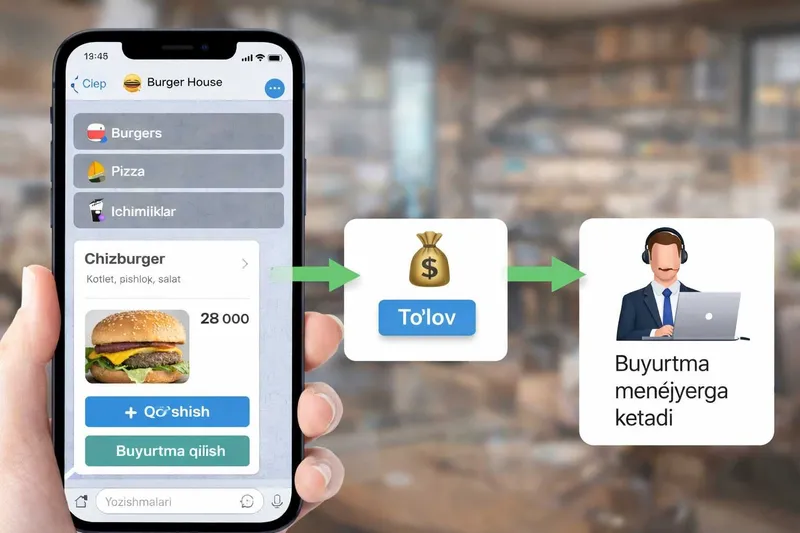 Biznesingiz uchun Telegram-bot — buyurtma va to‘lov