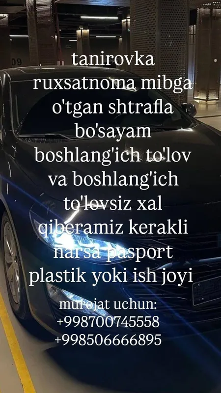 Tanirovka Muddatli tolovga