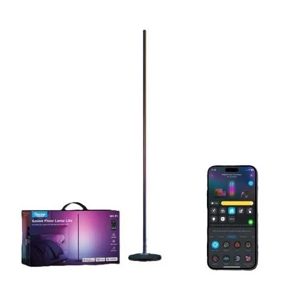} Торшер Govee H8076 RGBIC 1000Lm Black — фото 1