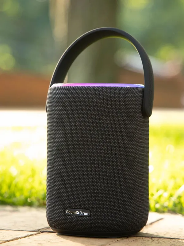 Портативная беспроводная колонка 2E SoundXDrum, 50Вт, Bluetooth, RGB, Black — фото 5