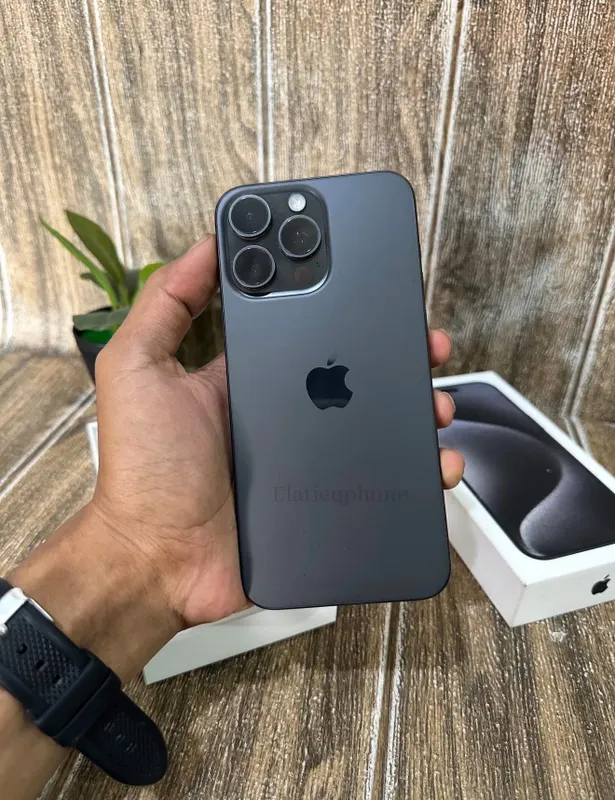 iPhone 15 ProMax 256Gb Black Akk: 90% Kelwamiz