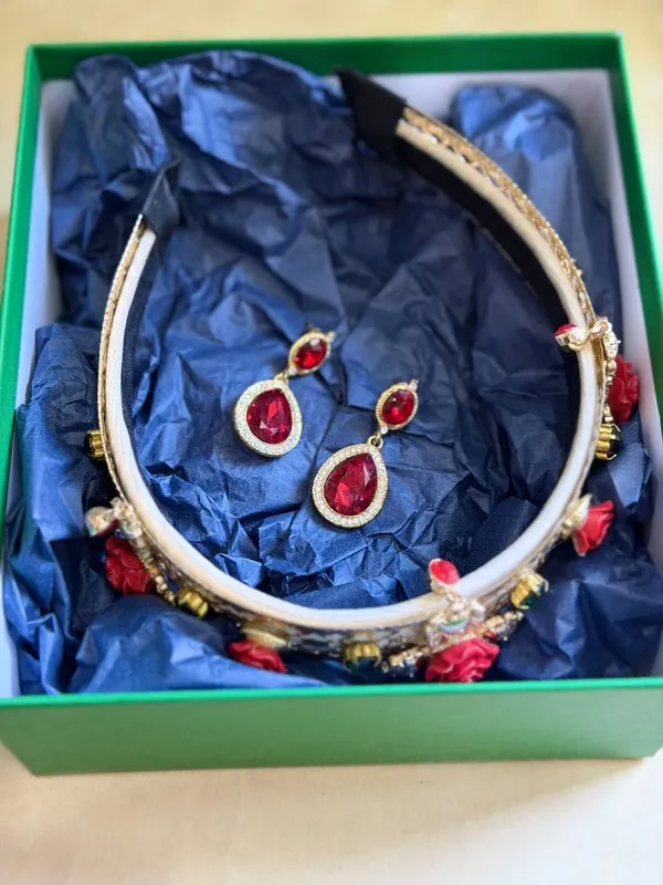 Продаю набор ободок и серьги Dolce&Gabbana — фото 2