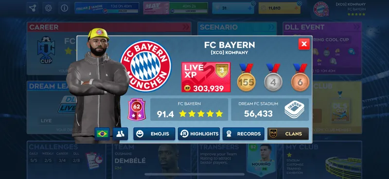 DLS Akount sotiladi 45+ player bor sts udar