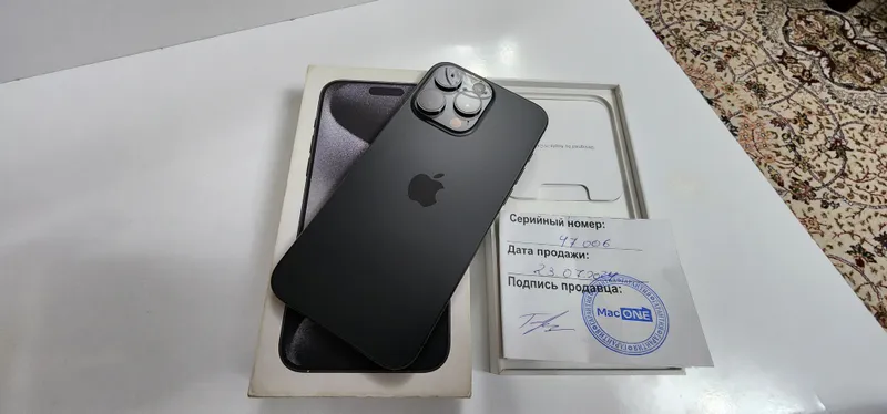 iPhone 15 Pro Max LL/A 256GB, аккумулятор 78%, полностью родной 1 iPhone 15 Pro Max LL/A 256GB, аккумулятор 78%, полностью родной 1