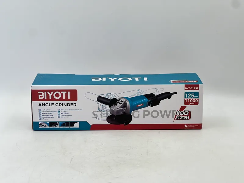 BIYOTI BYT-8125T — Углошлифовальная машина 1100 Вт 6 BIYOTI BYT-8125T — Углошлифовальная машина 1100 Вт 6