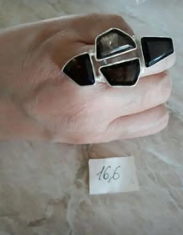 кольца серебро925 пр. с нат. топазами из Тайланда — фото 3