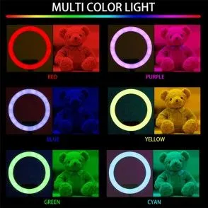 RGB Кольцевая селфи-лампа . Штатив, ест Доставка — фото 4