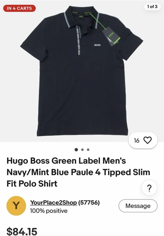 Hugo Boss Polo Футболка XXL Холати Янги